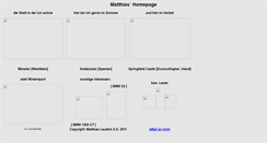 Desktop Screenshot of matthias-laudick.de